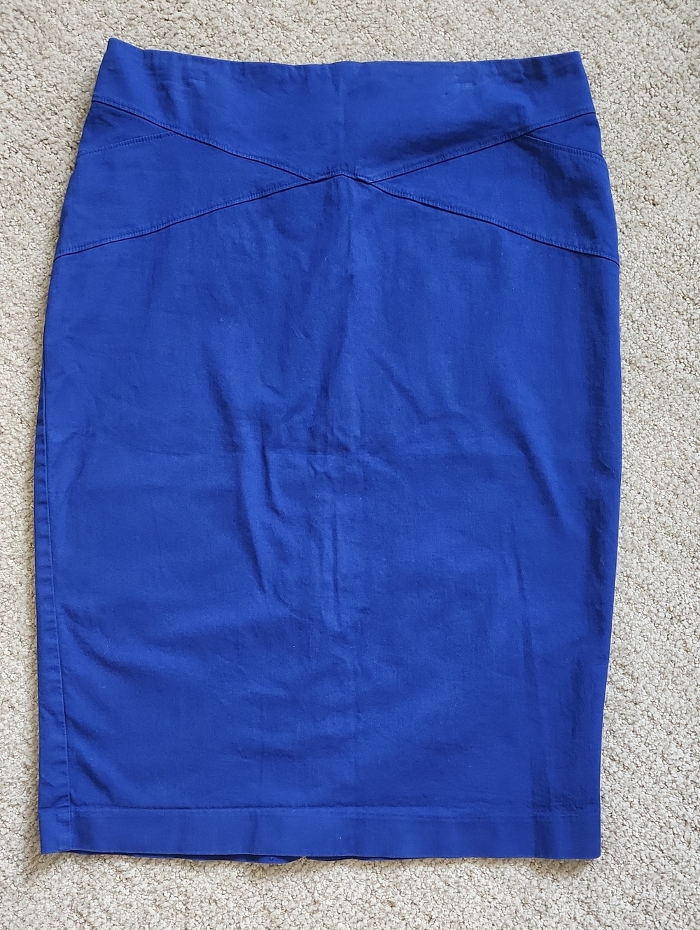 Royal Blue Pencil Skirt